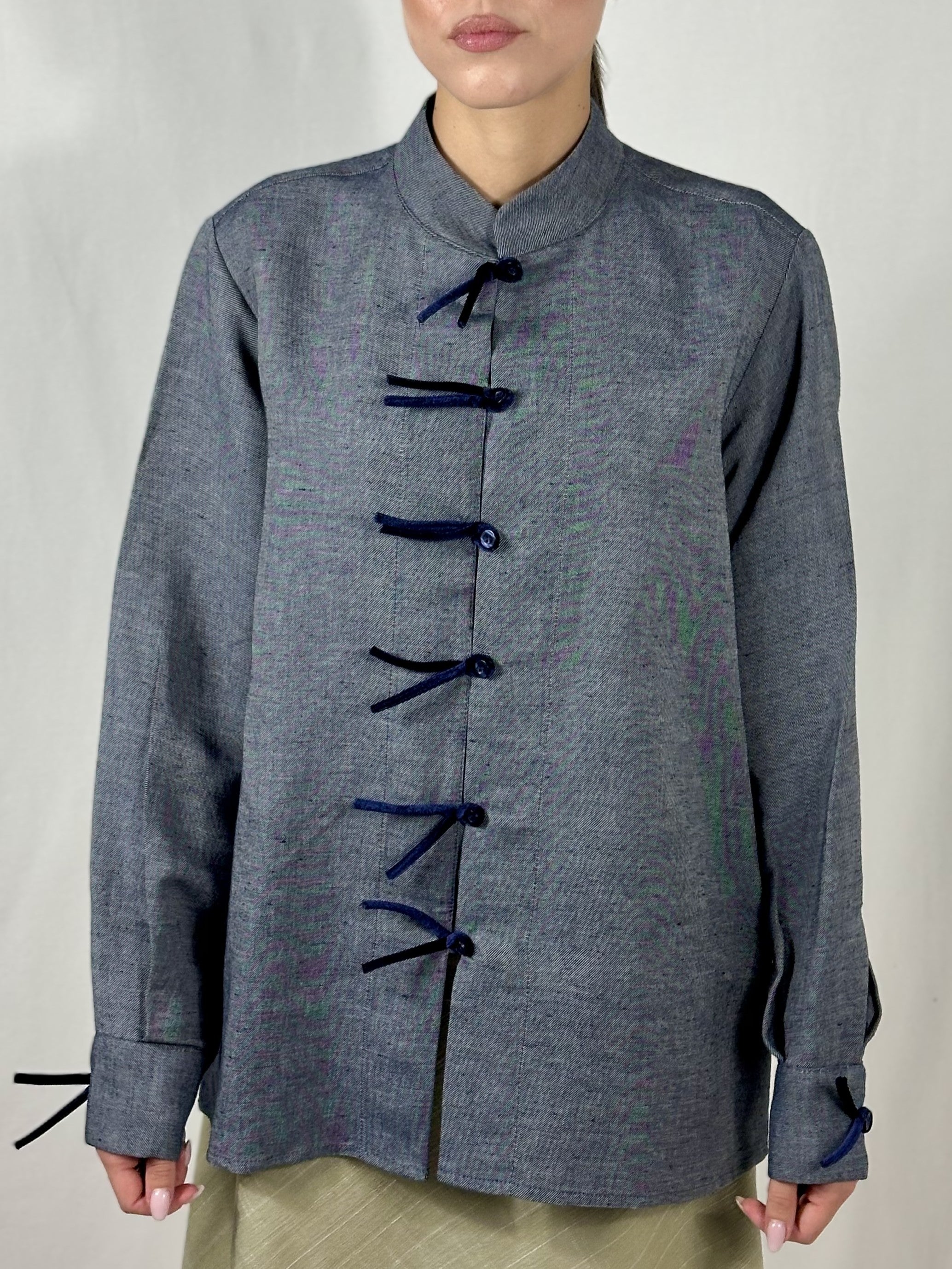 Giacca Orientale in Lino