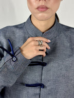 Giacca Orientale in Lino