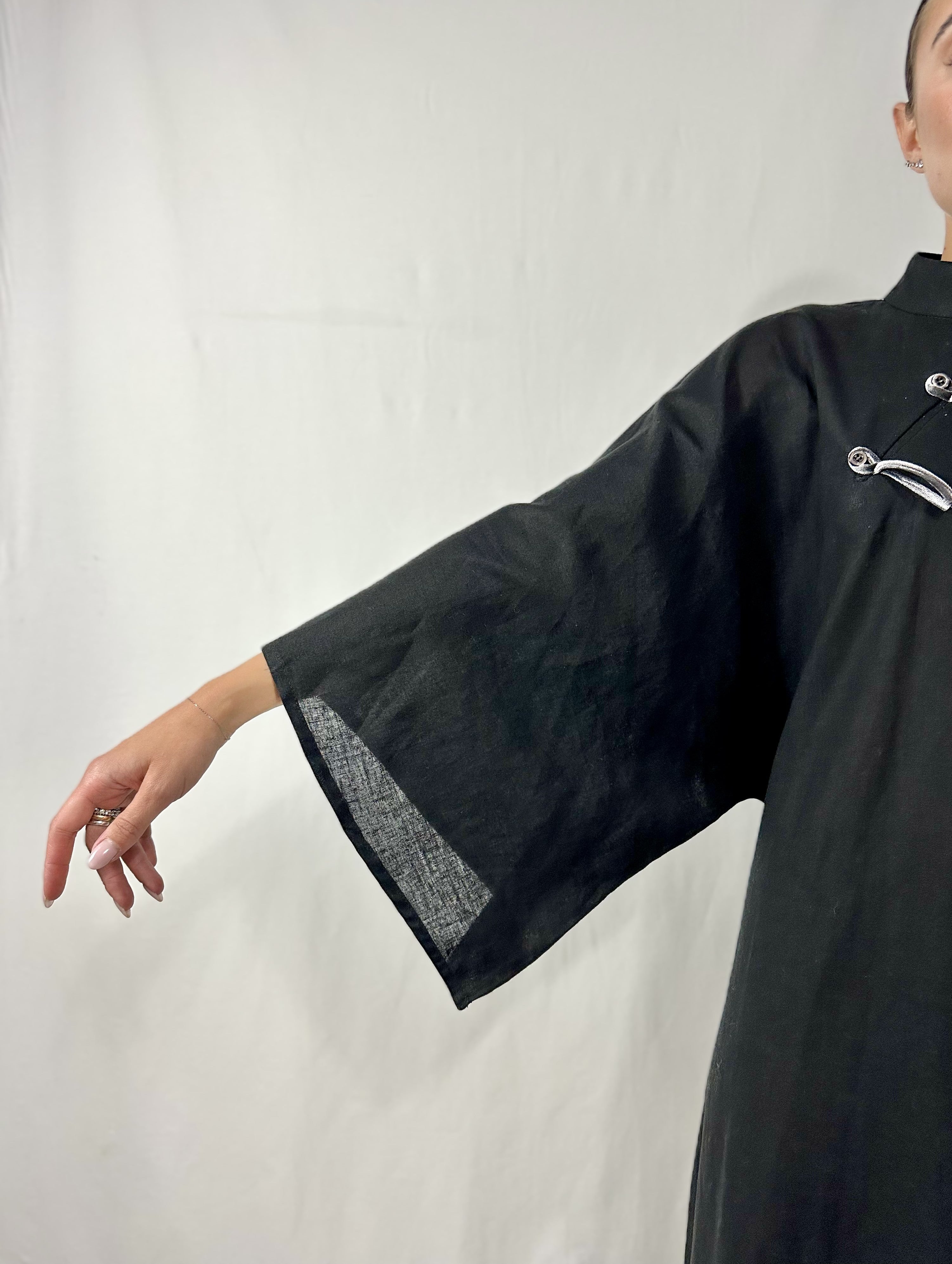 Abito Orientale in Lino e Cotone