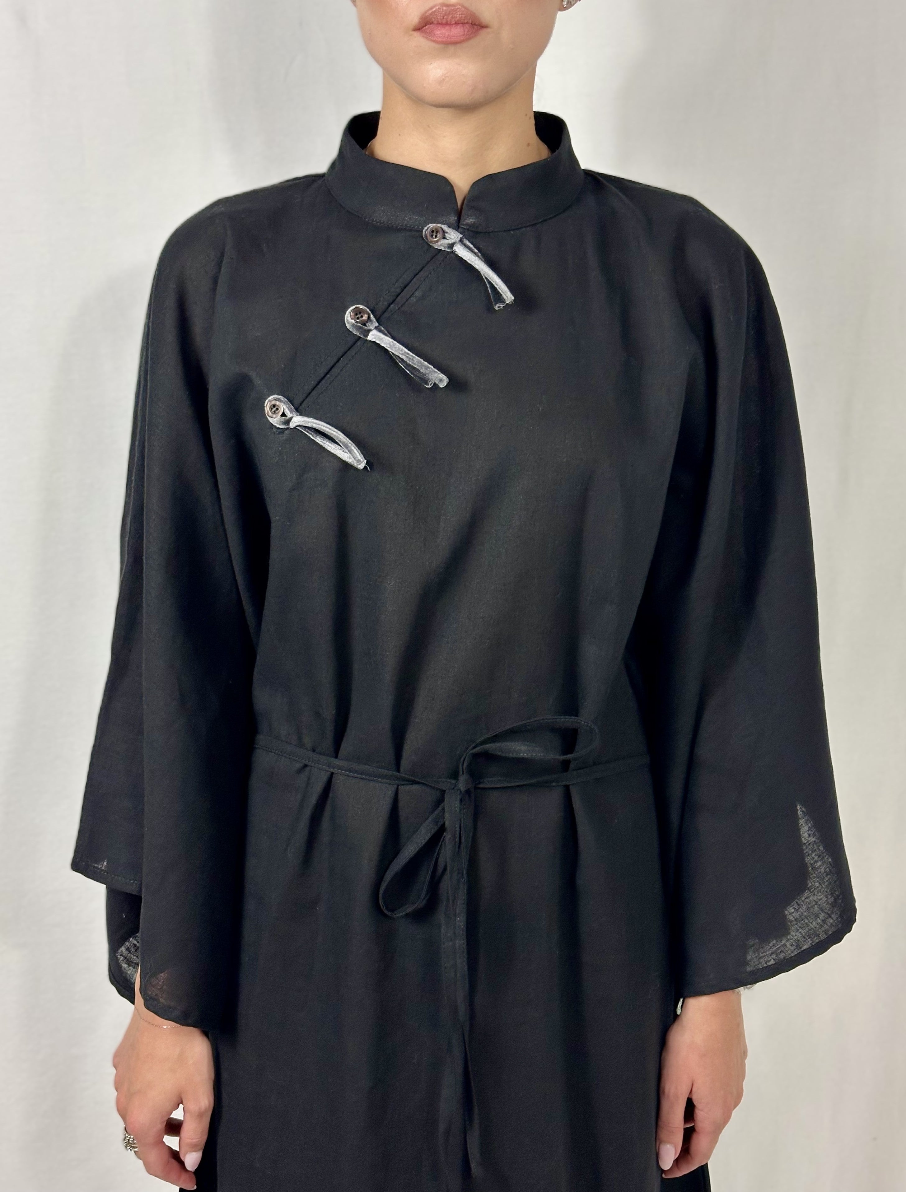 Abito Orientale in Lino e Cotone