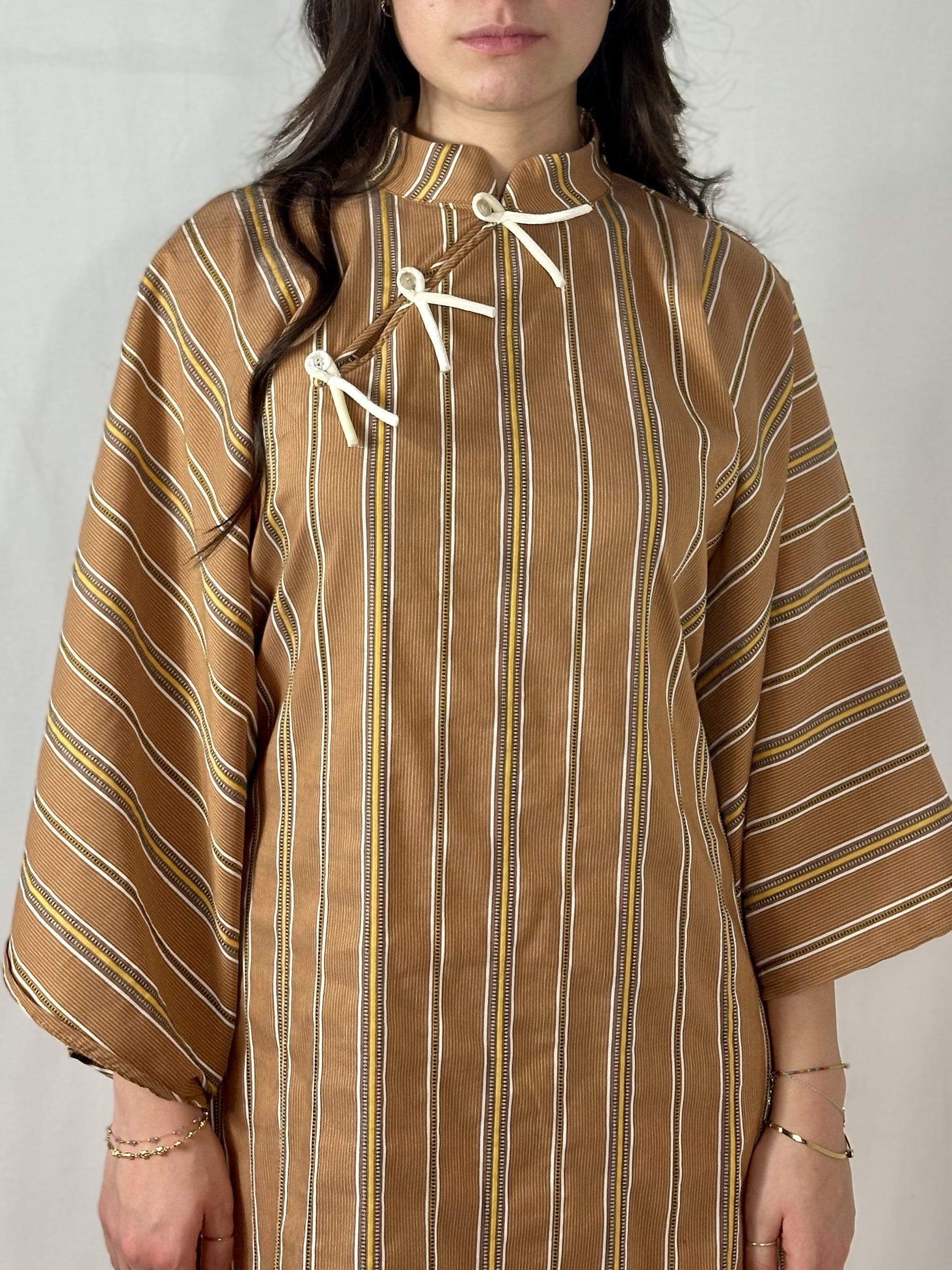 Abito Orientale in Lino e Cotone