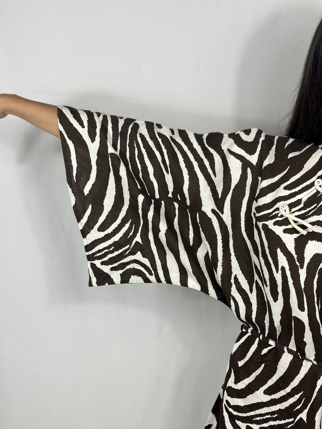 Abito Orientale in Lino e Cotone