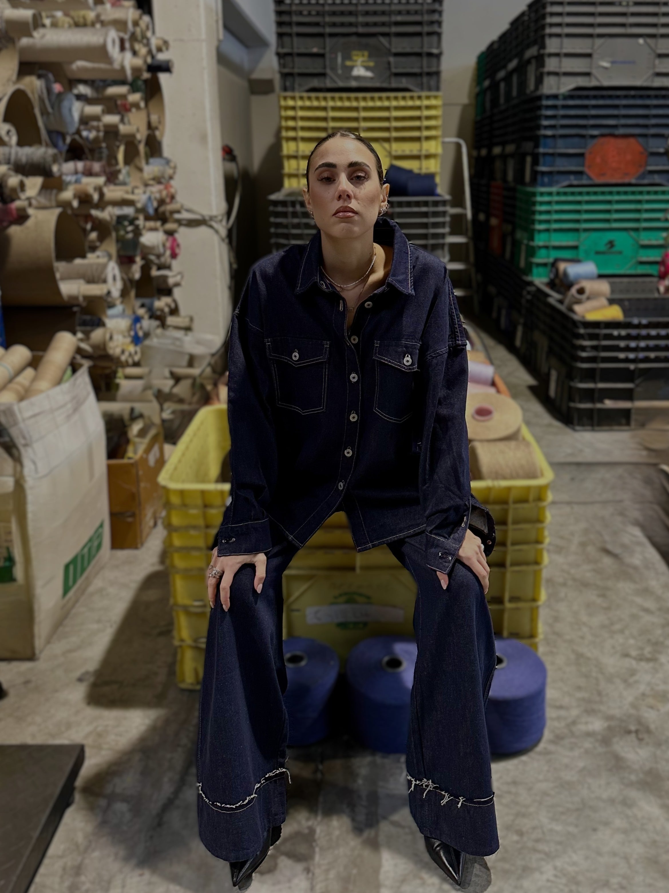 Giacca in Denim