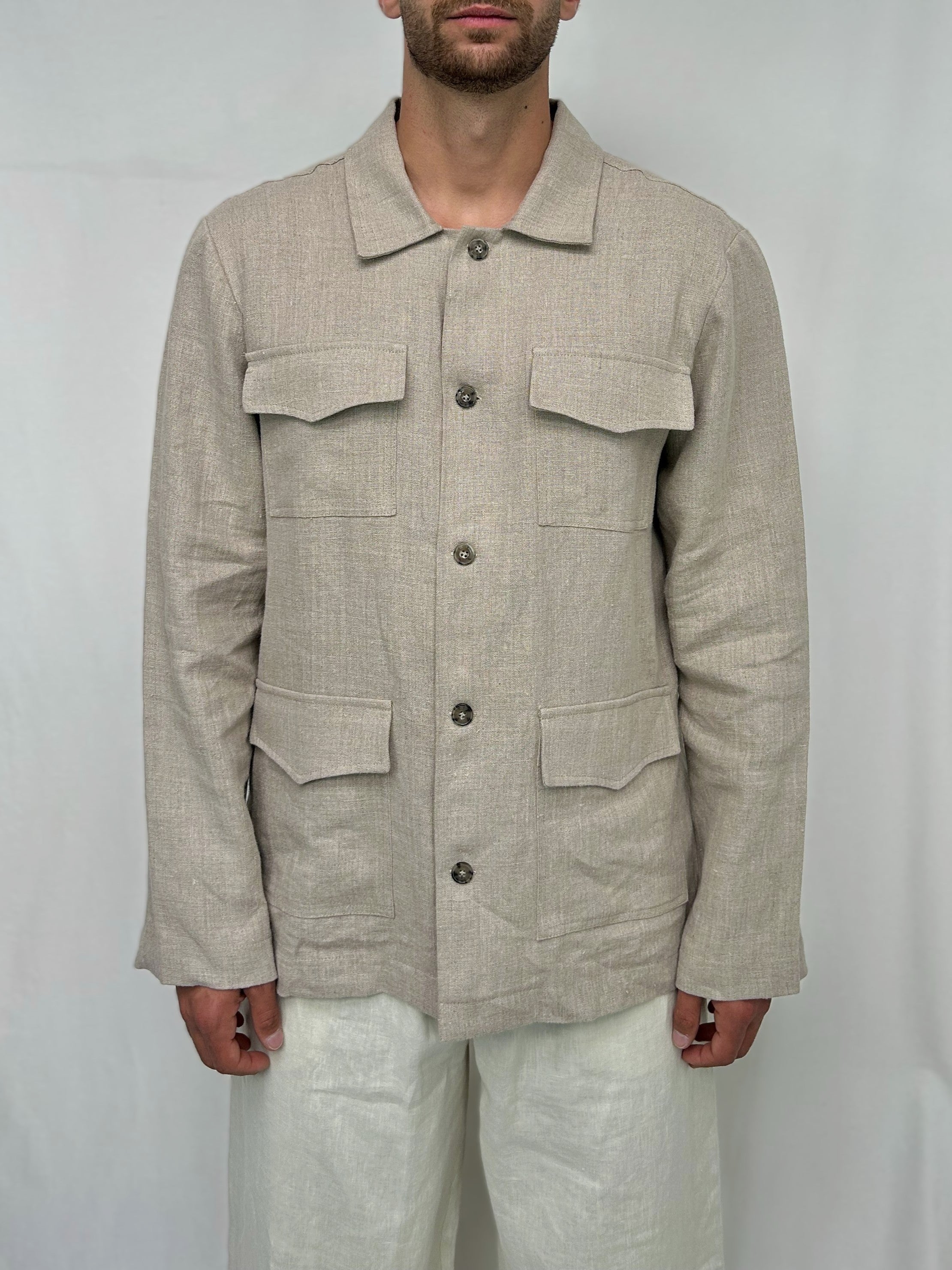Giacca Sahariana in Lino