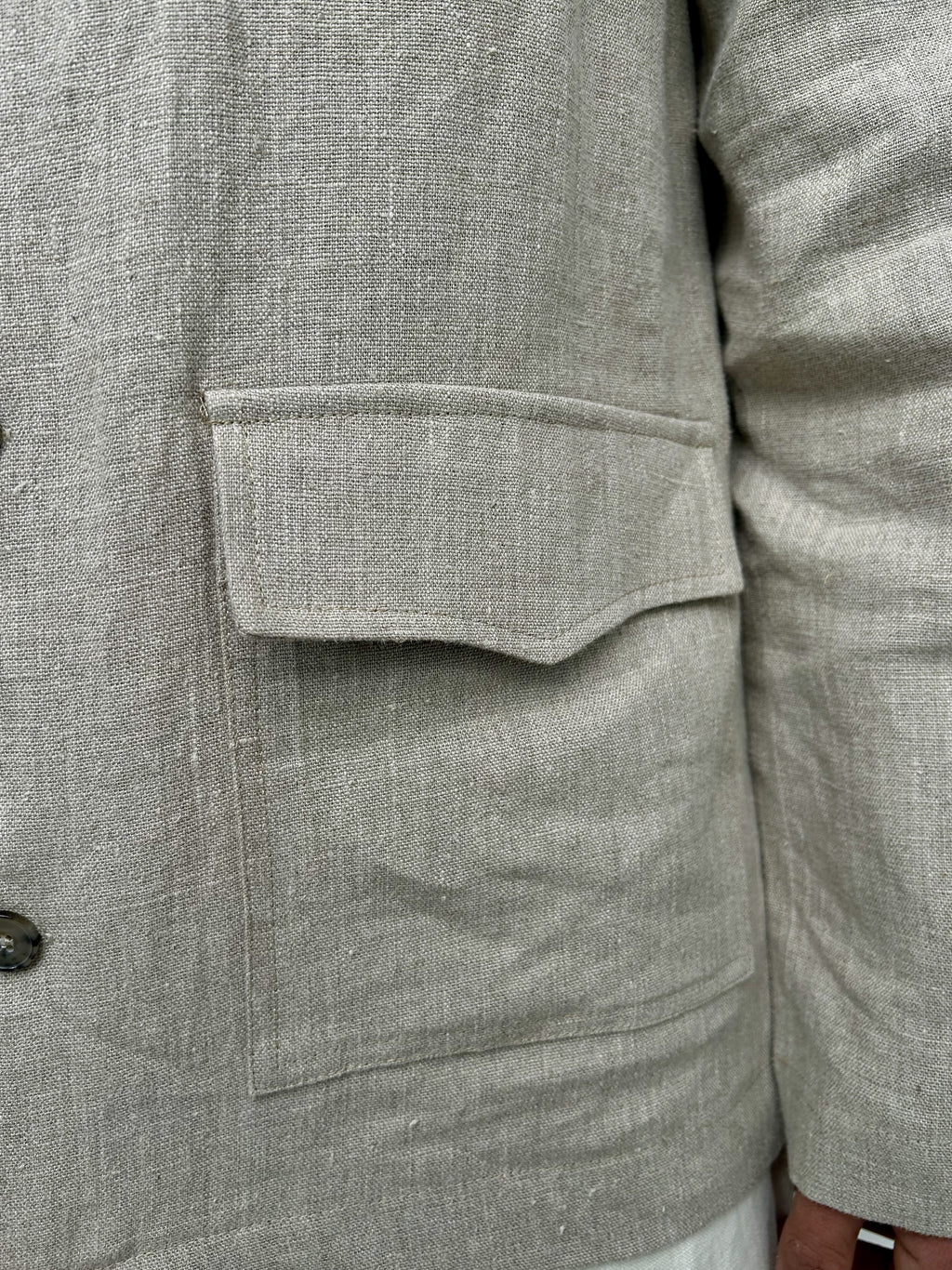 Giacca Sahariana in Lino